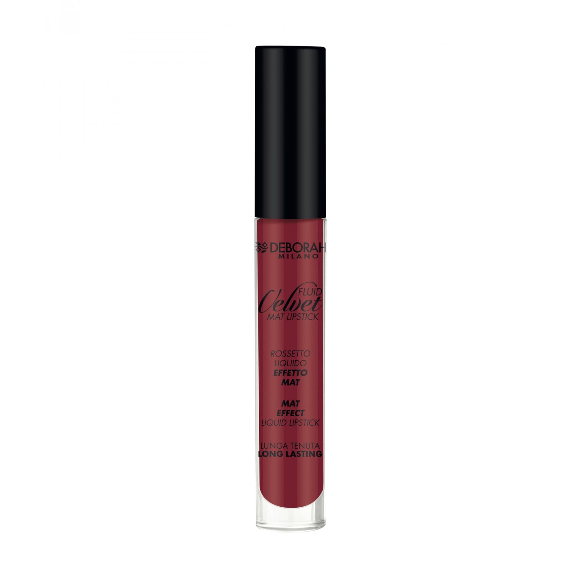 Рідка матова помада для губ Deborah Fluid Velvet Mat Lipstick, 07 Fire Red, 8 мл