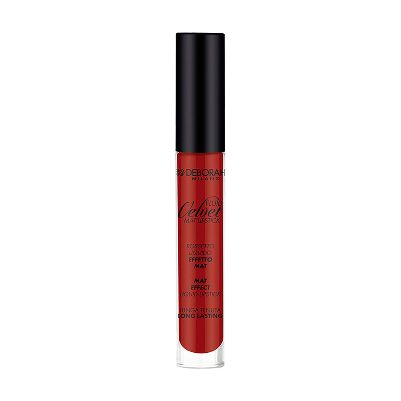 Рідка матова помада для губ Deborah Fluid Velvet Mat Lipstick, 14 Dark Red, 8 мл